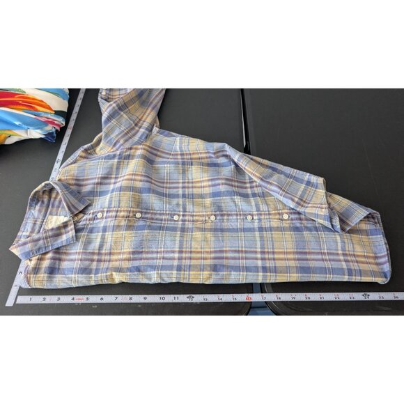 J Crew Women The Boy Shirt Plaid Long Sleeve Button Front Top Size 4 Fall Casual - Picture 7 of 9